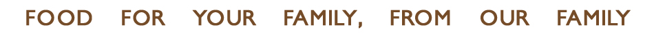 Food for Your Family - From Our Family